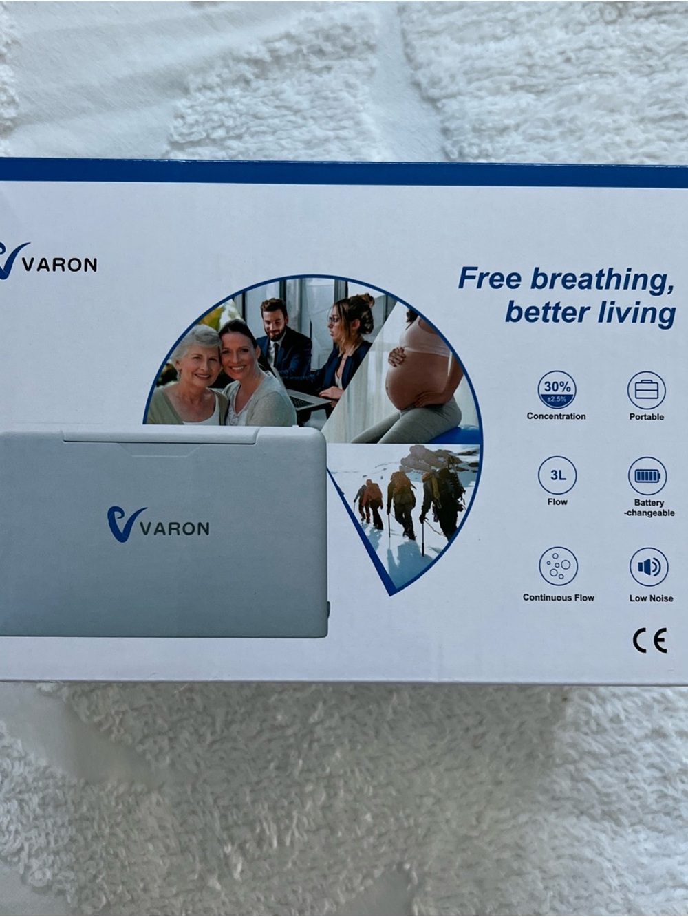 Portable oxygen concentrator - White